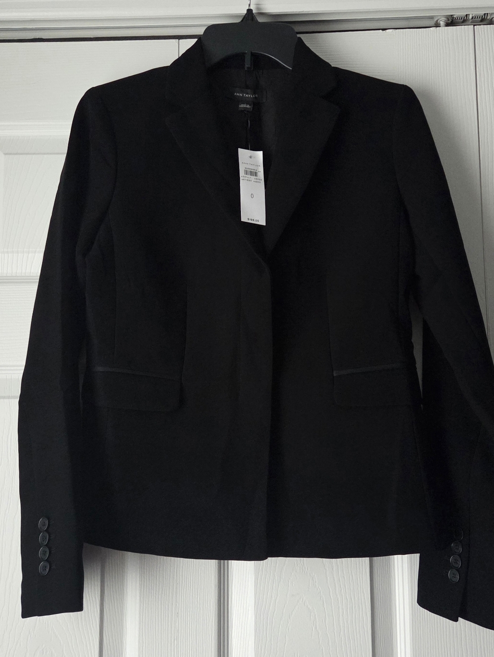 NWT Ann Taylor Classic Black Women's Blazer Size 0 - Picture 3 of 12